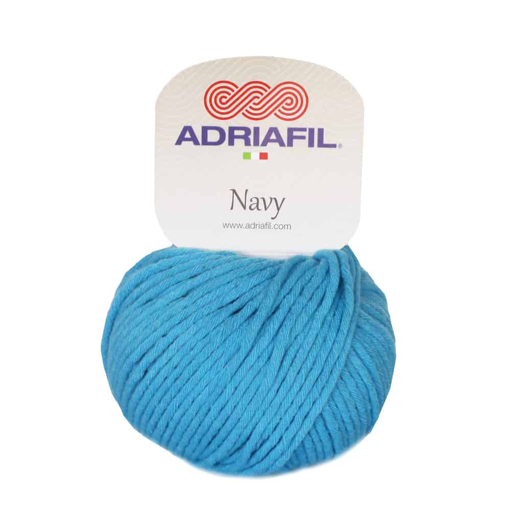 Navy - Cotone grande per ferri o uncinetto col. 54 turchese