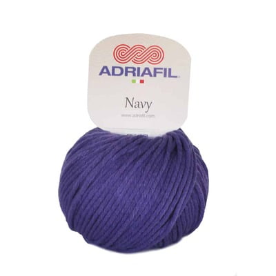 Navy - Cotone grande per ferri o uncinetto col. 58 viola