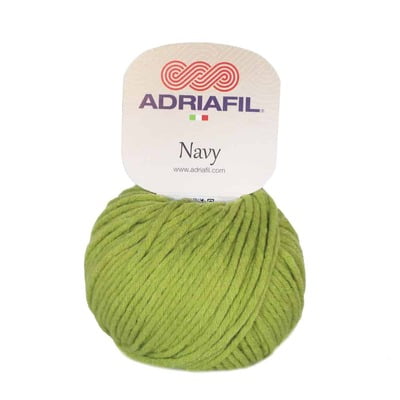 Navy - Cotone grande per ferri o uncinetto col. 67 verde