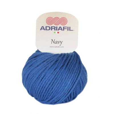 Navy - Cotone grande per ferri o uncinetto col. 60 blu navy