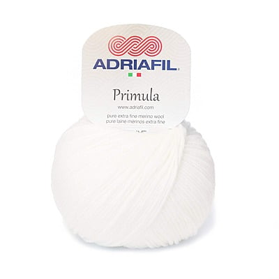Lotto 5 gomitoli Adriafil Primula col. Bianco