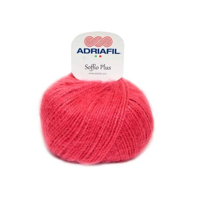 Soffio Plus - Lana Mohair Col. 48 Rosso Fragola