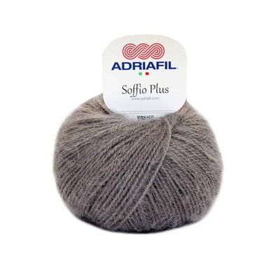 Soffio Plus - Lana Mohair Col. 63 Grigio topo