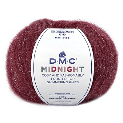 DMC Midnight - filato con lurex argento DMC Midnight - filato con lurex argento