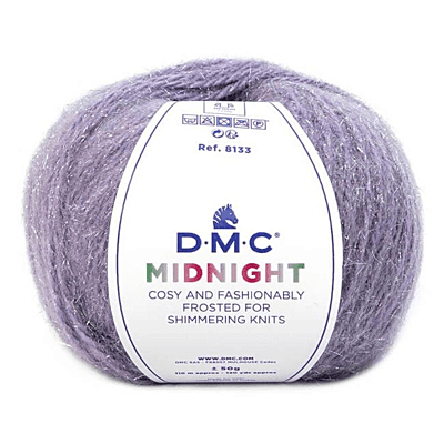 DMC Midnight - filato con lurex argento DMC Midnight - filato con lurex argento