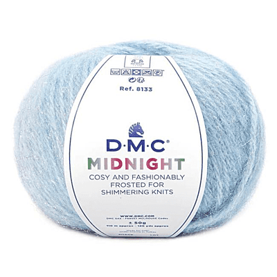 DMC Midnight - filato con lurex argento