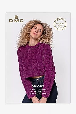 Rivista DMC Knit Tricot Velvet 6 Progetti Rivista DMC Knit Tricot Velvet 6 Progetti