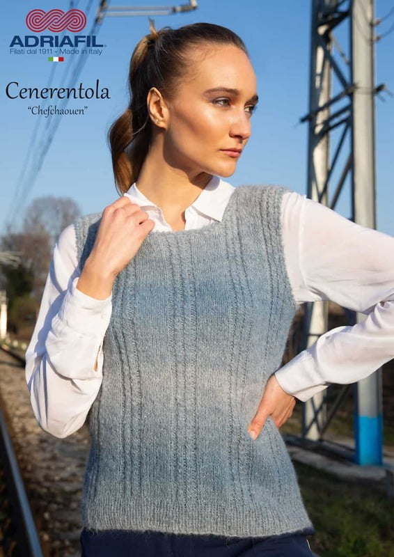 Gilet Chefchaouen Filato Cenerentola