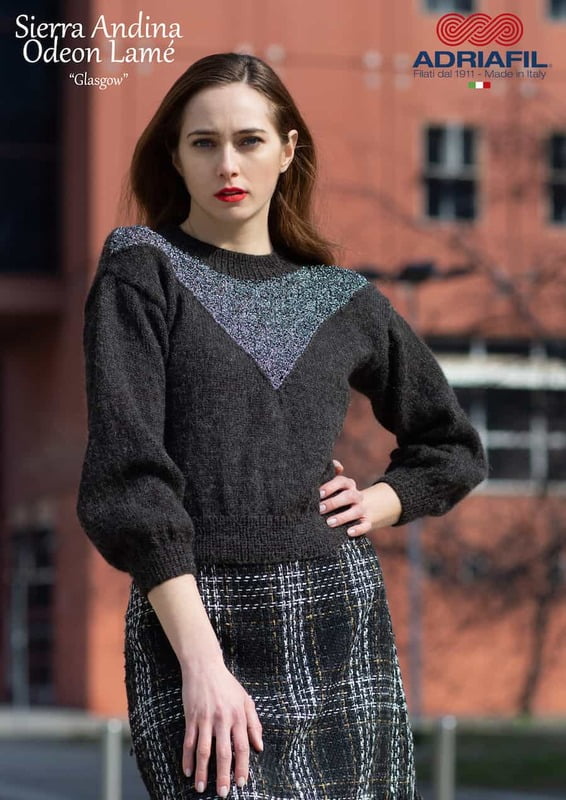 Pullover Glasgow Filati Sierra Andina, Odeon Lamè