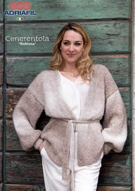 Cardigan Robinia filato Cenerentola Cardigan Robinia filato Cenerentola