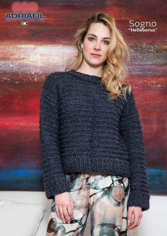 Pull Helleborus con filato Sogno Pull Helleborus con filato Sogno