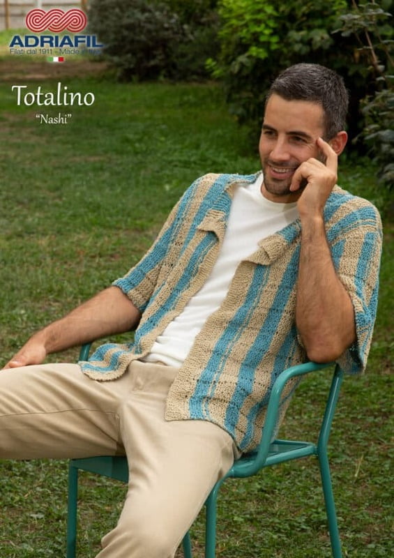 Camicia Uomo Nashi fatta con Totalino Camicia Uomo Nashi fatta con Totalino