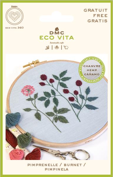 DMC Eco Vita - Taglio tessuto in canapa 38x45 cm