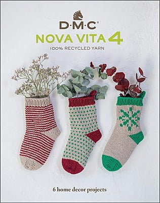 DMC Nova Vita 4 Glitter Book - 6 progetti per home decor