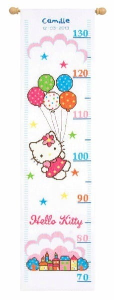 Kit Punto Croce con Hello Kitty di Vervaco Art. 0148210