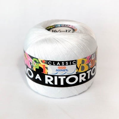 Uno A Ritorto Tit. 16 - Cotone sottile per uncinetto Uno A Ritorto Tit. 16 - Cotone sottile per uncinetto