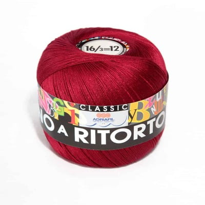 Uno A Ritorto Tit. 16 - Cotone sottile per uncinetto Uno A Ritorto Tit. 16 - Cotone sottile per uncinetto
