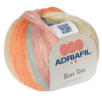 Bon Ton - Filato in cotone sfumato Col. 81 Albicocca Bon Ton - Filato in cotone sfumato Col. 81 Albicocca