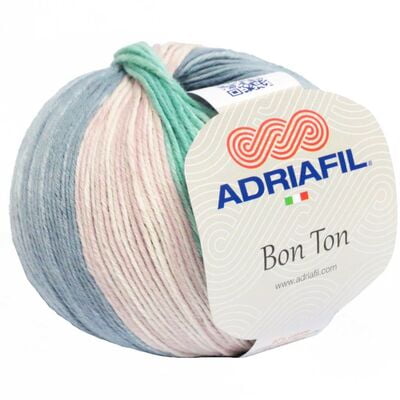 Bon Ton - Filato in cotone sfumato Col. 82 Mare