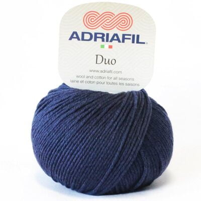 Dum Comfort - Filato in lana e cotone insieme Col. 67 Blu Navy