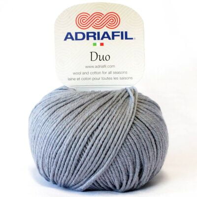 Dum Comfort - Filato in lana e cotone insieme Col. 80 Grigio