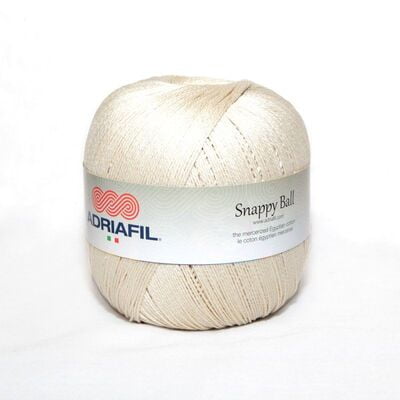 Snappy Ball Gomitolo di Cotone Conveniente Col. 51 Ecru