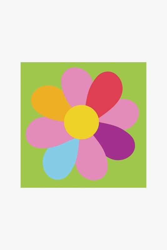 Kit Ricamo per Bambini - Fiore dai mille colori, 17383 Kit Ricamo per Bambini - Fiore dai mille colori, 17383