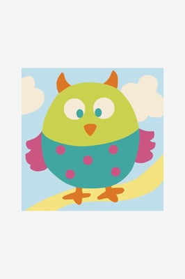 Kit Ricamo per Bambini - Owl