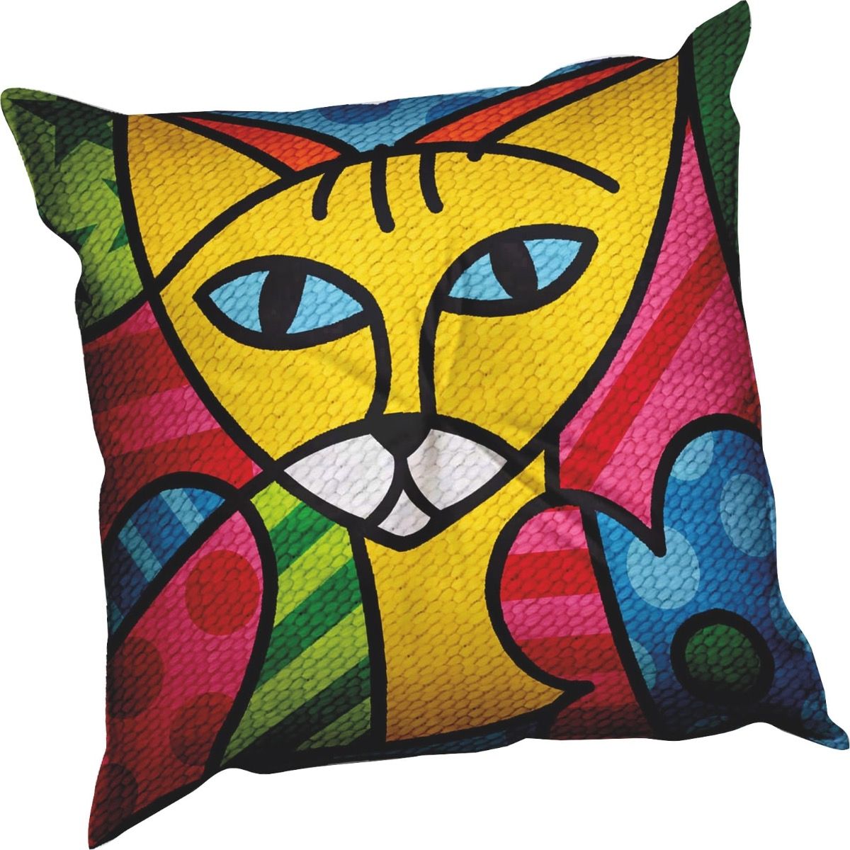 Color Cats - kit per cuscino a mezzopunto