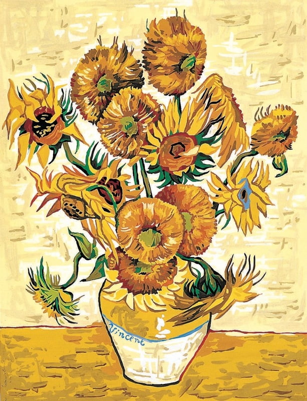 Mezzo Punto Girasoli Van Gogh