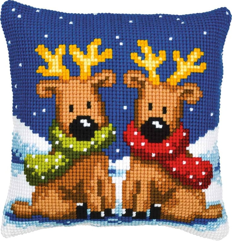 Le Renne di Babbo Natale - Cuscino By Vervaco Le Renne di Babbo Natale - Cuscino By Vervaco
