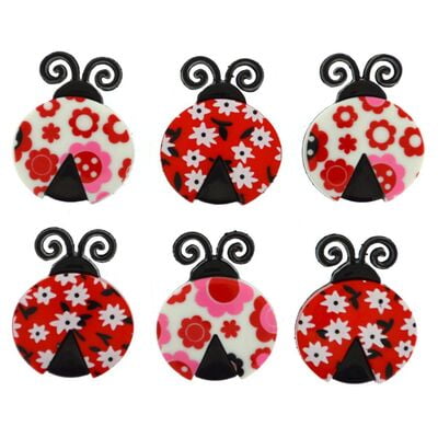 Bottoni Dress it Up - Ladybug Love