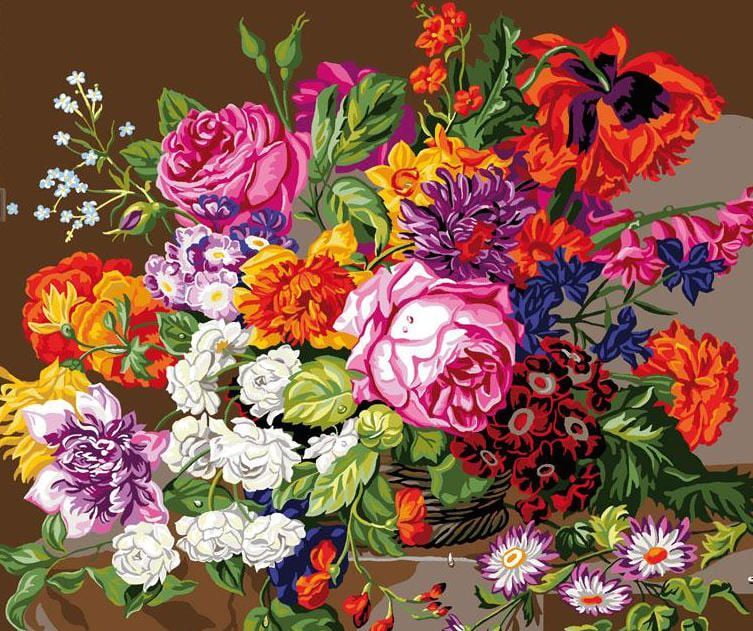 DMC Mezzopunto - Bouquet di Fiori, 13762 DMC Mezzopunto - Bouquet di Fiori, 13762