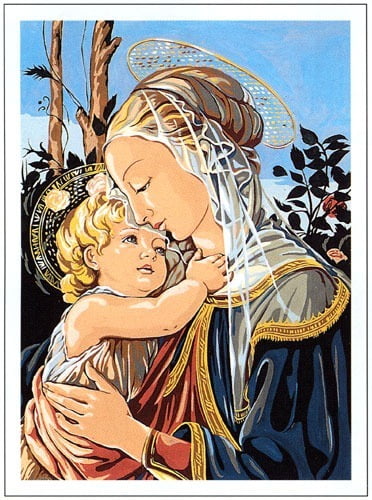 Mezzo Punto - Madonna di Botticelli, 4277