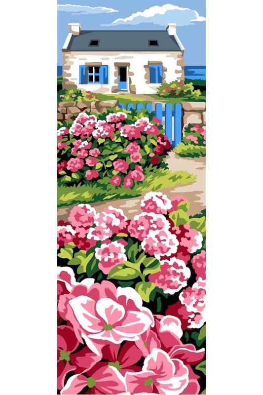 Ortensie e Mare - Tela a mezzopunto Ortensie e Mare - Tela a mezzopunto