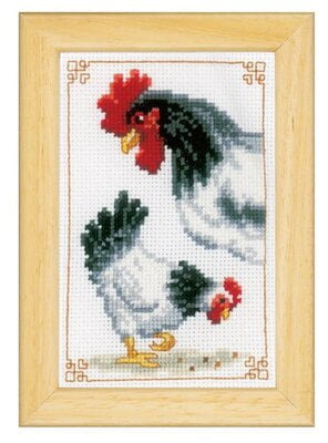 Kit Punto Croce 3 Galline 3 PZ, 10626 Kit Punto Croce 3 Galline 3 PZ, 10626