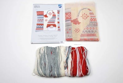 Cuscino Ricamo Buffo Babbo Natale Collection I Cuscino Ricamo Buffo Babbo Natale Collection I