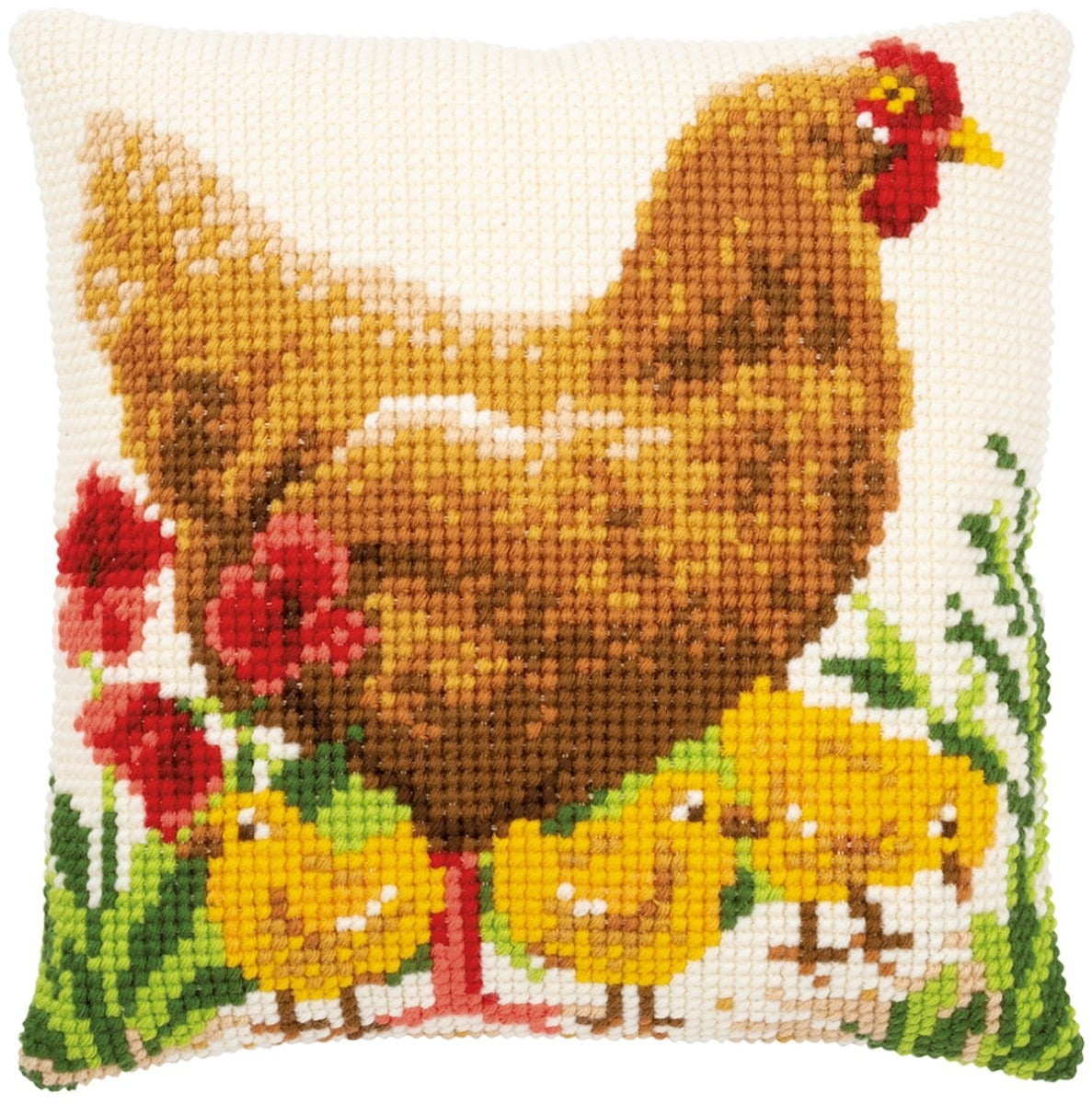 ABAKUHAUS Gallina E Pulcini Tenda, Pollo Foto Di Famiglia, Due Pannelli