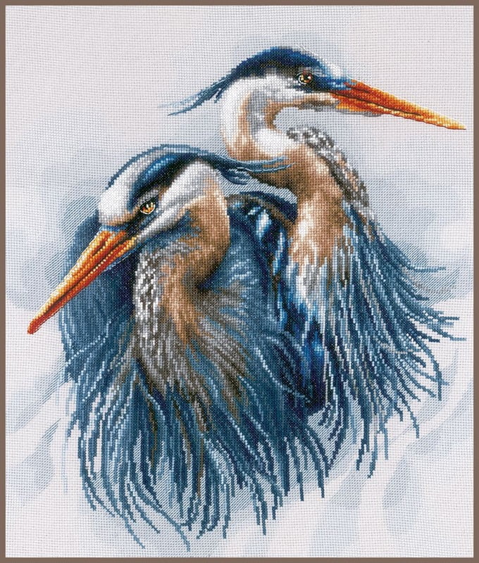 Lanarte Kit Ricamo Punto Croce Great Blue