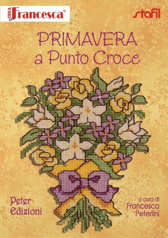 Primavera a Punto Croce - Libro di Schemi a Colori, 17369