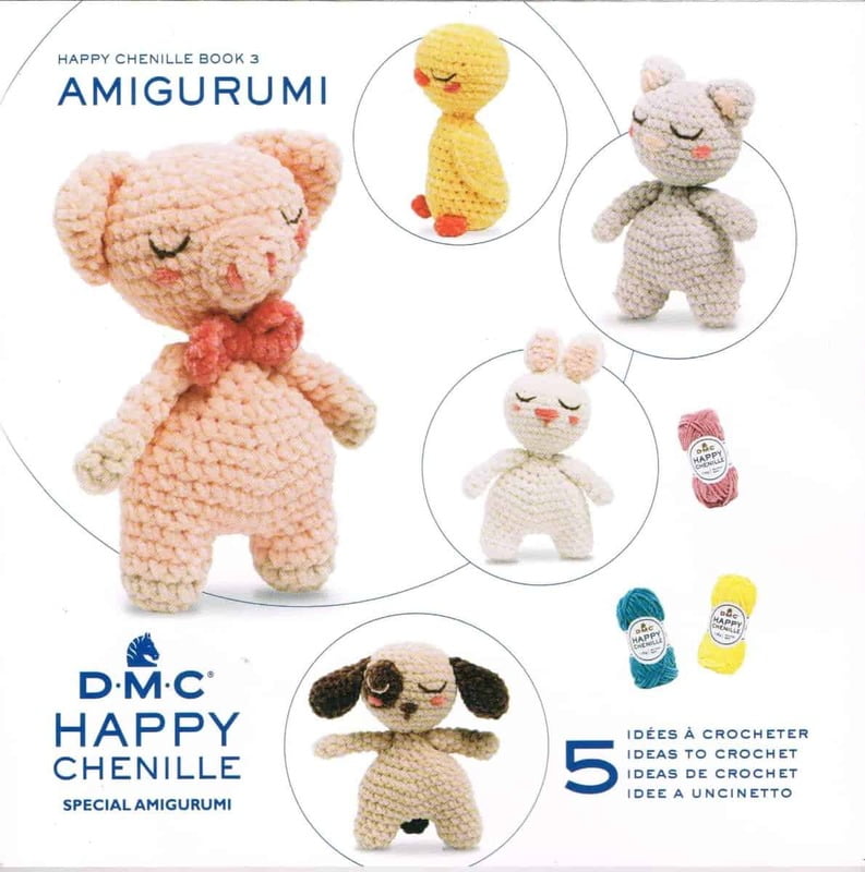 DMC Happy Chenille Book - Speciale Amigurumi nr. 3 Animaletti DMC Happy Chenille Book - Speciale Amigurumi nr. 3 Animaletti