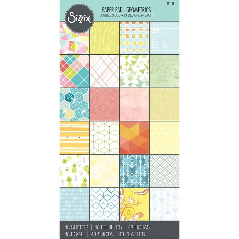Sizzix Paper Pad Geometrics, 15222