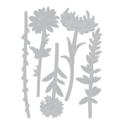 Fustella Thinlits Tim Holtz - Fiori Selvatici Fustella Thinlits Tim Holtz - Fiori Selvatici
