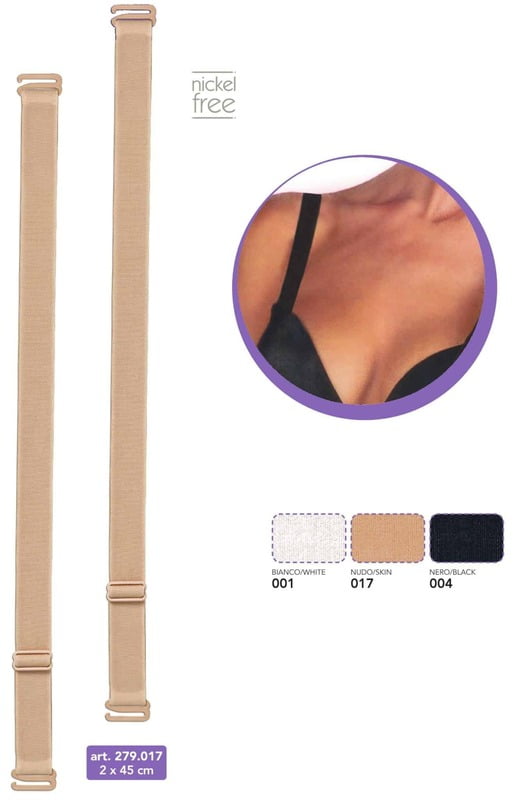 Spalline di ricambio per reggiseni 20 mm Spalline di ricambio per reggiseni 20 mm