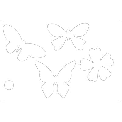 Fustella BigZ Plus per Big Shot Plis - Farfalle e fiore