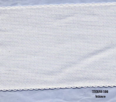 Tela Aida Per Punto Croce 14 Count – 59x39 Cm, Puro Cotone, Per Ricamo A Mano E A Macchina