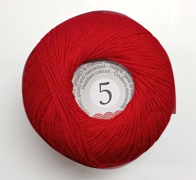 Uno A Ritorto Tit. 5 - Cotone per uncinetto colorato Col.17 Uno A Ritorto Tit. 5 - Cotone per uncinetto colorato Col.17