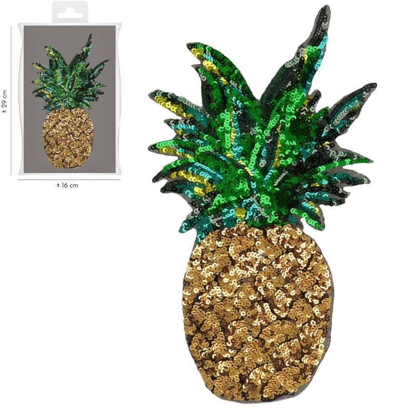 Applicazione Termo Ananas di Paillettes Amarena
